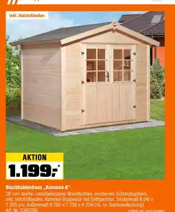 OBI Blockbohlenhaus ravenna a Angebot