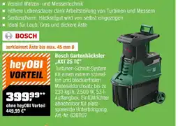 OBI Bosch gartenhäcksler axt 25 tc Angebot