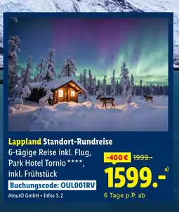 Lidl Lappland standort-rundreise Angebot