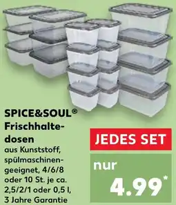 Kaufland SPICE&SOUL Frischhaltedosen Angebot