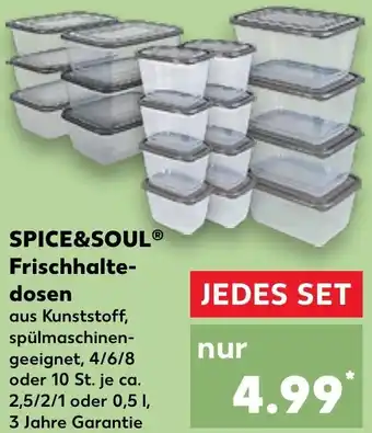 Kaufland SPICE&SOUL Frischhaltedosen Angebot