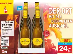 Netto Marken-Discount La gioiosa secco frizzante Angebot