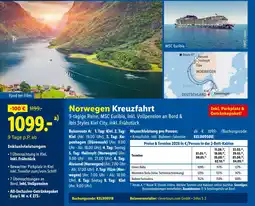 Lidl Msc euribia norwegen kreuzfahrt Angebot