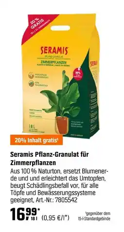 OBI Seramis pflanz-granulat für zimmerpflanzen Angebot