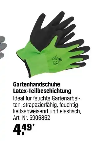 OBI Gartenhandschuhe latex-teilbeschichtung Angebot