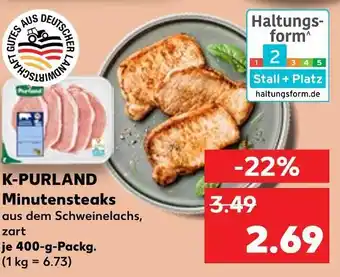 Kaufland K-purland minutensteaks Angebot