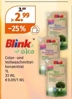 Müller Blink öko color- und vollwaschmittelkonzentrat Angebot