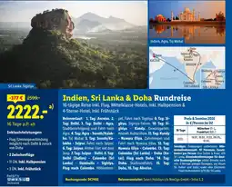 Lidl Indien, sri lanka & doha rundreise Angebot