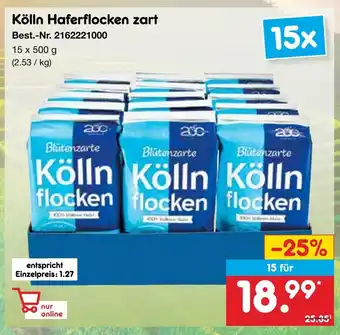 Netto Marken-Discount Kölln haferflocken zart Angebot