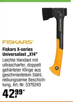 OBI Fiskars x-series universalaxt x14 Angebot