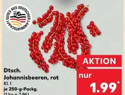 Kaufland Dtsch. johannisbeeren, rot Angebot