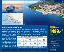 Lidl Kroatien kreuzfahrt Angebot