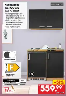 Netto Marken-Discount Respekta küchenzeile Angebot