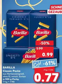 Kaufland Barilla classic pasta Angebot