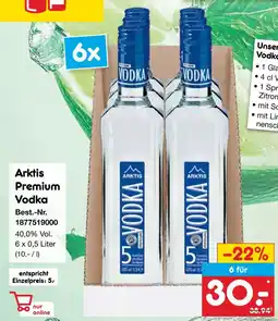 Netto Marken-Discount Arktis premium vodka Angebot