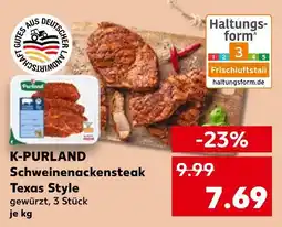 Kaufland K-purland schweinenackensteak texas style Angebot