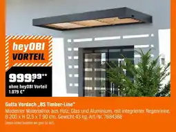 OBI Gutta vordach „bs timber-line“ Angebot