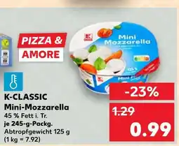 Kaufland K-classic mini-mozzarella Angebot