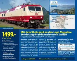 Lidl Sonderzug-premiumreise nach italien Angebot