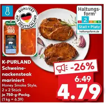 Kaufland K-purland schweinenackensteak mariniert Angebot