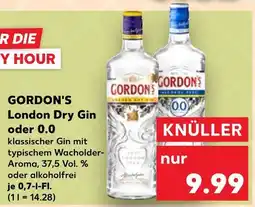 Kaufland Gordon's london dry gin Angebot