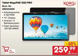 Netto Marken-Discount XORO Tablet MegaPAD 1333 PRO Angebot