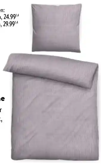 Aldi Nord biberna Musselin-Bettwäsche Angebot