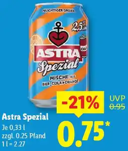 Lidl Astra Spezial Angebot