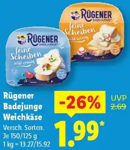 Lidl Rügener Badejunge Weichkäse Angebot