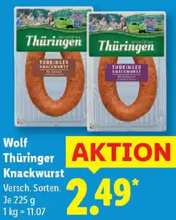 Lidl Wolf Thüringer Knackwurst Angebot