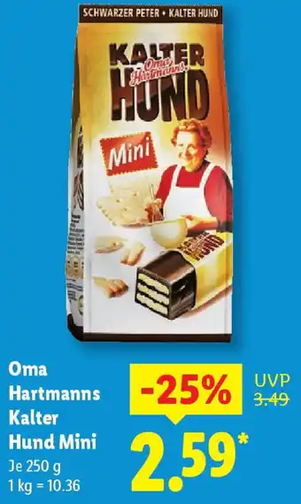 Lidl Oma Hartmanns Kalter Hund Mini Angebot