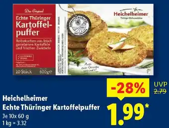 Lidl Heichelheimer Echte Thüringer Kartoffelpuffer Angebot