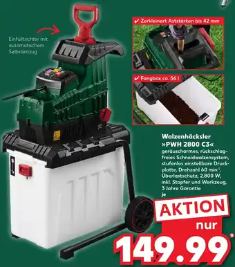 Kaufland PARKSIDE Walzenhäcksler PWH 2800 C3 Angebot
