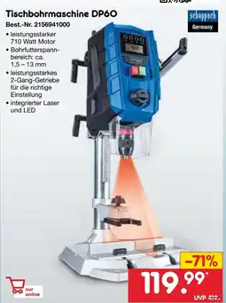 Netto Marken-Discount scheppach Tischbohrmaschine DP60 Angebot