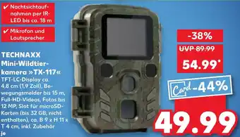 Kaufland TECHNAXX Mini-Wildtierkamera TX-117 Angebot
