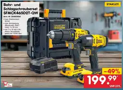 Netto Marken-Discount STANLEY FATMAX Bohr- und Schlagschrauberset SFMCK465D2T-QW Angebot