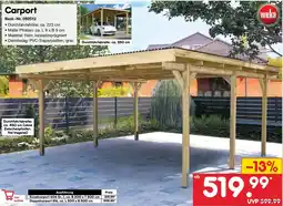 Netto Marken-Discount weka Carport Angebot
