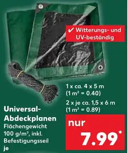 Kaufland Universal Abdeckplanen Angebot