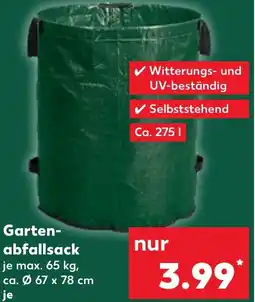 Kaufland Gartenabfallsack Angebot