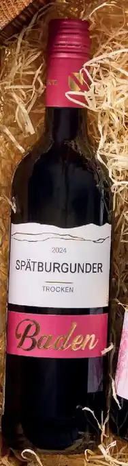 Lidl Spätburgunder Baden QbA, Rotwein, trocken Angebot