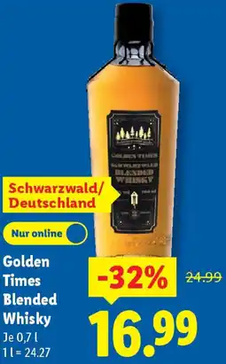 Lidl Golden Times Blended Whisky Angebot