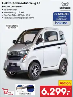 Netto Marken-Discount STORMBORN Elektro-Kabinenfahrzeug E8 Angebot