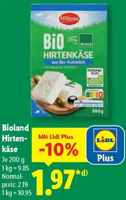 Lidl Bioland Hirtenkäse Angebot