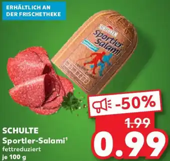 Kaufland SCHULTE Sportler-Salami Angebot