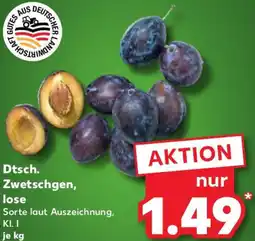 Kaufland Dtsch. Zwetschgen, lose Angebot