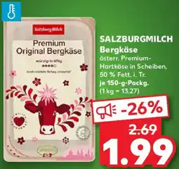 Kaufland SALZBURGMILCH Bergkäse Angebot