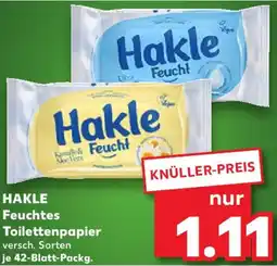 Kaufland HAKLE Feuchtes Toilettenpapier Angebot