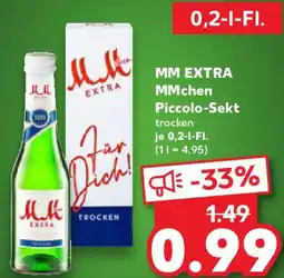 Kaufland MM EXTRA MMchen Piccolo-Sekt Angebot