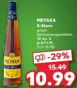 Kaufland METAXA 5-Stern Angebot