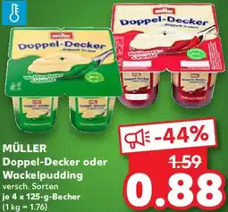 Kaufland MÜLLER Doppel-Decker oder Wackelpudding Angebot